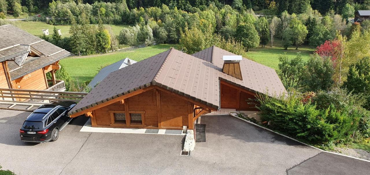 Bienvenue Dans Notre Chalet! Appartement Les Sitelles Le Grand-Bornand Eksteriør billede