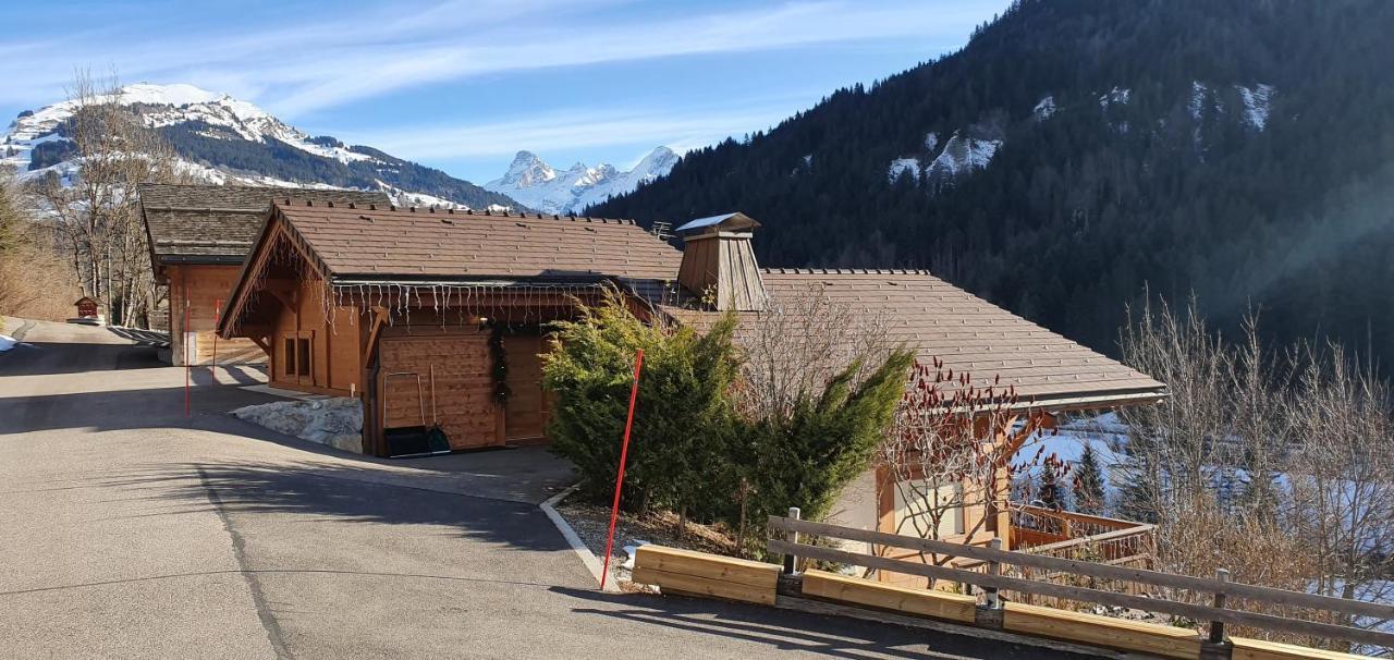 Bienvenue Dans Notre Chalet! Appartement Les Sitelles Le Grand-Bornand Eksteriør billede